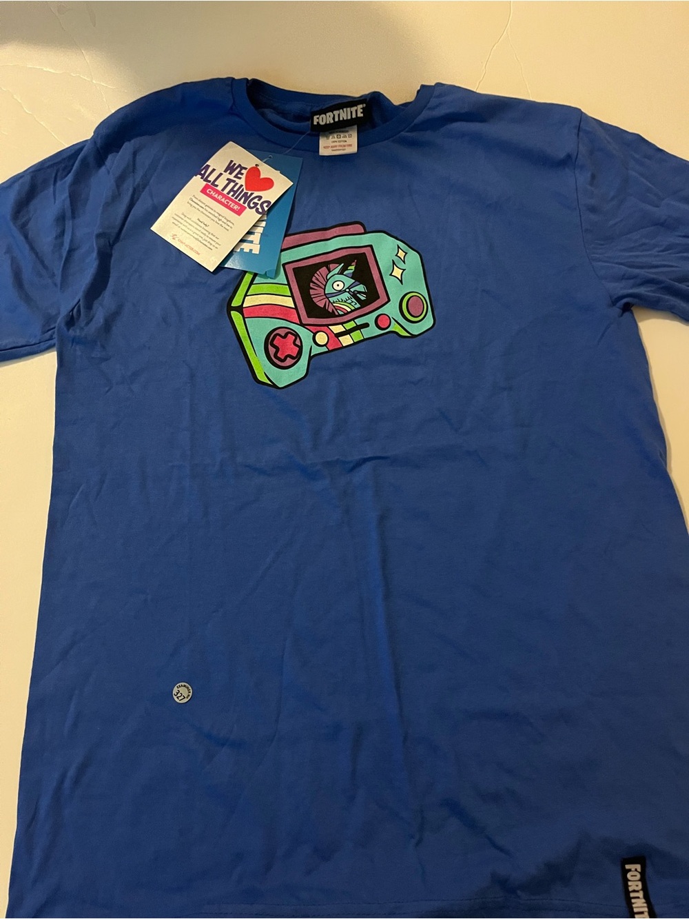 Blue Graphic Controller T-Shirt